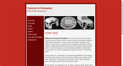 Desktop Screenshot of cannonandco.net