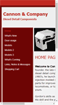 Mobile Screenshot of cannonandco.net