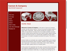 Tablet Screenshot of cannonandco.net